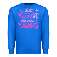 True Royal funny springboard diving quote diver gift for love girl Premium Sweatshirt - lanVoArt