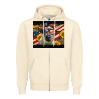 Sandshell Western 4th Of July Sheep Zipper Hoodie - LillyAllenDesigns