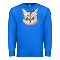True Royal American Shorthair Cat Face Premium Sweatshirt - LillyAllenDesigns