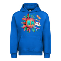 Cobalt western registered nurse  medical instruments Urban Hoodie - BarkalooDesign