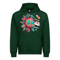 Forest Green western registered nurse  medical instruments Urban Hoodie - BarkalooDesign