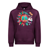 Mauve Wine western registered nurse  medical instruments Urban Hoodie - BarkalooDesign