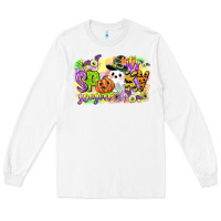 White its spooky season Long Sleeve Tee - CowGirlArtShop