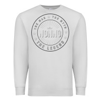 Dove Grey Graphic 365 Nonno The Legend Grandpa Men Funny Gift Premium Sweatshirt - lanVoArt