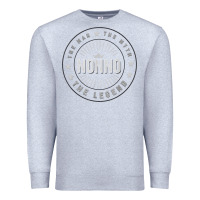 Heather Grey Graphic 365 Nonno The Legend Grandpa Men Funny Gift Premium Sweatshirt - lanVoArt