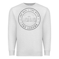 Oatmeal Heather Graphic 365 Nonno The Legend Grandpa Men Funny Gift Premium Sweatshirt - lanVoArt