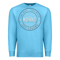 Ocean Blue Graphic 365 Nonno The Legend Grandpa Men Funny Gift Premium Sweatshirt - lanVoArt