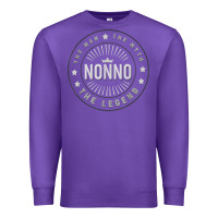 Purple Graphic 365 Nonno The Legend Grandpa Men Funny Gift Premium Sweatshirt - lanVoArt