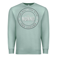 Seafoam Graphic 365 Nonno The Legend Grandpa Men Funny Gift Premium Sweatshirt - lanVoArt