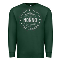 Sports Green Graphic 365 Nonno The Legend Grandpa Men Funny Gift Premium Sweatshirt - lanVoArt