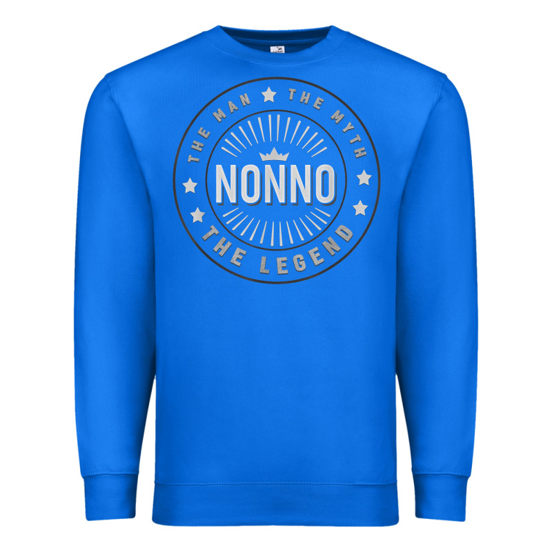 Graphic 365 Nonno The Legend Grandpa Men Funny Gift Premium Sweatshirt by lanVoArt | Teevron