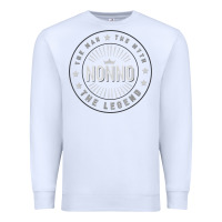 White Graphic 365 Nonno The Legend Grandpa Men Funny Gift Premium Sweatshirt - lanVoArt