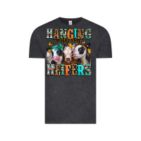 Vintage Black hanging with my heifers Vintage Tee - Jasminsmagicworld