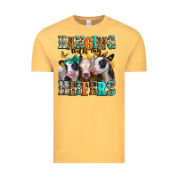 Vintage Mustard hanging with my heifers Vintage Tee - Jasminsmagicworld