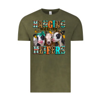 Vintage Olive hanging with my heifers Vintage Tee - Jasminsmagicworld