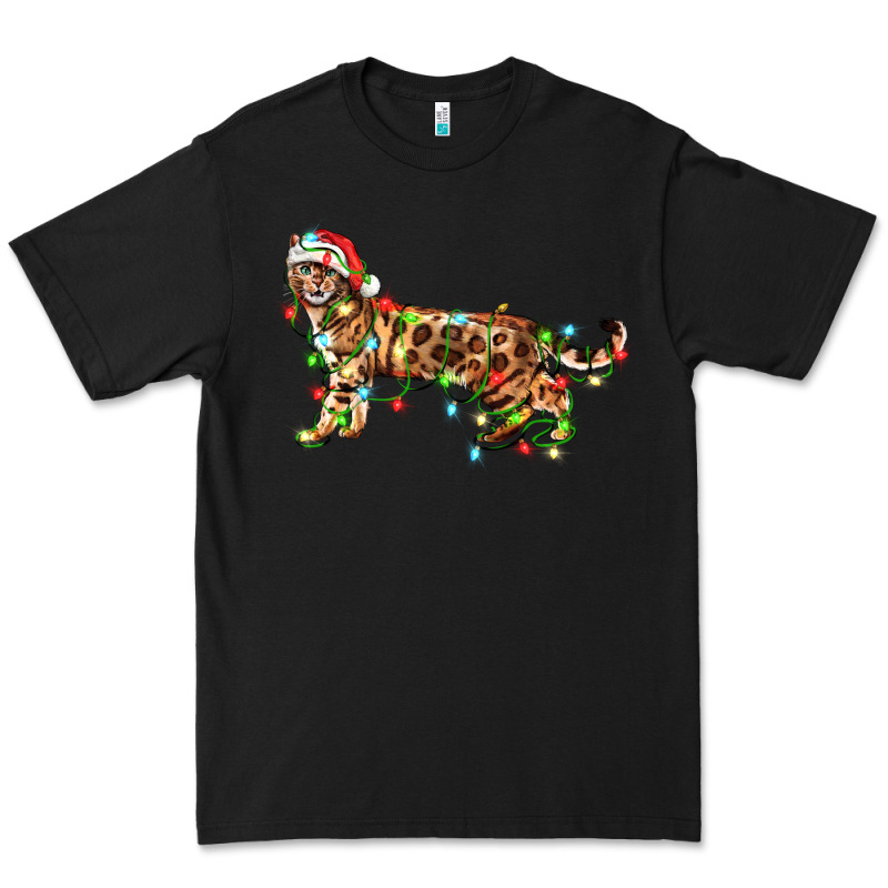 Christmas Bengal Cat Premium Tee by LillyAllenDesigns | Teevron