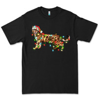 Black christmas bengal cat Premium Tee - LillyAllenDesigns