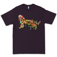 Plum christmas bengal cat Premium Tee - LillyAllenDesigns