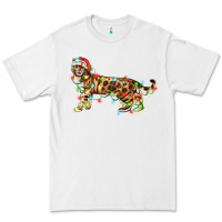 White christmas bengal cat Premium Tee - LillyAllenDesigns