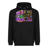 Black king cake calories dont count Heavyweight Hoodie - RacoonDesign