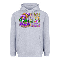 Heather Grey king cake calories dont count Heavyweight Hoodie - RacoonDesign