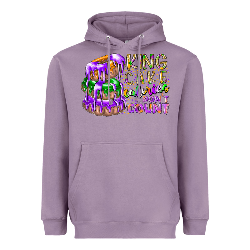 King Cake Calories Dont Count Heavyweight Hoodie by RacoonDesign | Teevron