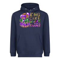 Navy king cake calories dont count Heavyweight Hoodie - RacoonDesign