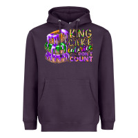 Plum king cake calories dont count Heavyweight Hoodie - RacoonDesign