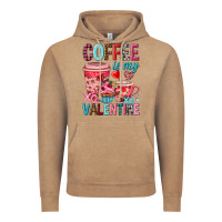 Vintage Coffee Coffee is my Valentine Valentine's Day Vintage Hoodie - HowdyJamesFarm