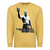 Antique Gold techno viking Premium Sweatshirt - lanVoArt
