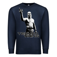 Navy techno viking Premium Sweatshirt - lanVoArt