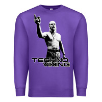 Purple techno viking Premium Sweatshirt - lanVoArt