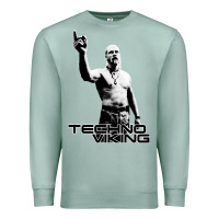 Seafoam techno viking Premium Sweatshirt - lanVoArt