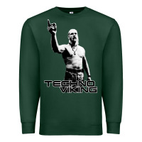 Sports Green techno viking Premium Sweatshirt - lanVoArt