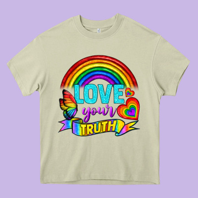Love Your Truth Heavy Core Tee Designed By Bundleandbundleshop