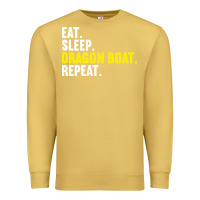 Antique Gold Dragon Boat-Kdkal Premium Sweatshirt - lanVoArt