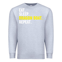 Heather Grey Dragon Boat-Kdkal Premium Sweatshirt - lanVoArt