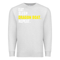 Oatmeal Heather Dragon Boat-Kdkal Premium Sweatshirt - lanVoArt