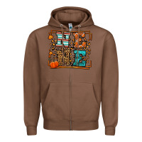 Chestnut Fall Autumn Leopard Nene Zipper Hoodie - LillyAllenDesigns