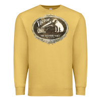 Antique Gold his master's voice Premium Sweatshirt - lanVoArt