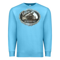 Ocean Blue his master's voice Premium Sweatshirt - lanVoArt