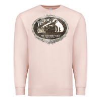 Pale Pink his master's voice Premium Sweatshirt - lanVoArt