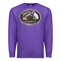 Purple his master's voice Premium Sweatshirt - lanVoArt