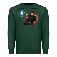 Sports Green ball lightning; osbournes want to believe Premium Sweatshirt - lanVoArt