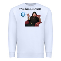 White ball lightning; osbournes want to believe Premium Sweatshirt - lanVoArt