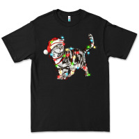 Black christmas american shorthair cat Premium Tee - LillyAllenDesigns