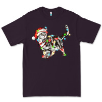 Plum christmas american shorthair cat Premium Tee - LillyAllenDesigns