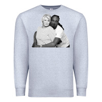Heather Grey snoop and martha Premium Sweatshirt - lanVoArt