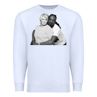 White snoop and martha Premium Sweatshirt - lanVoArt