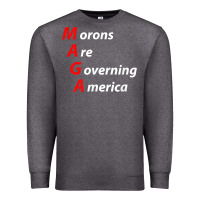 Morons Are Governing America Anti Trump Political T Shirt Premium Sweatshirt | Teevron